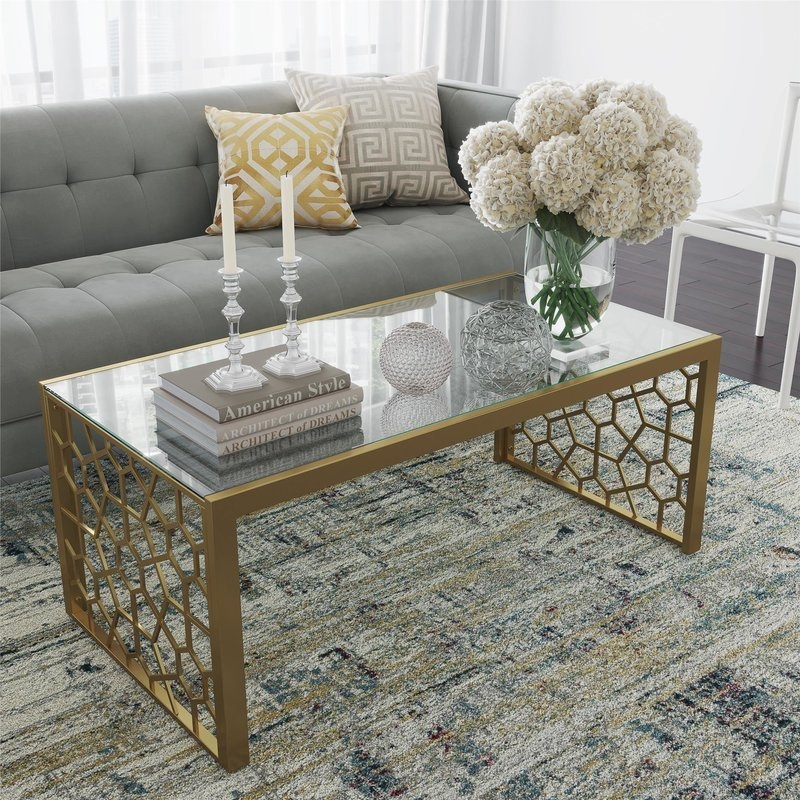 Juliette Glass Top Coffee Table - Image 2