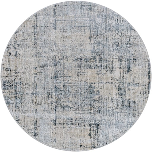 Brunswick Gray Indoor 7'10" x 7'10" Machine Woven Rug - Image 0