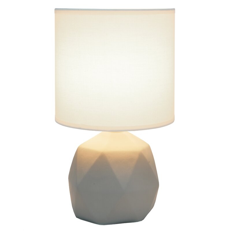 Sweetser 10.6" Gray Table Lamp - Image 1