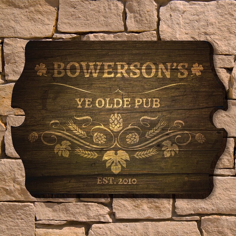 Ye Olde Pub Personalized Bar Sign Wall Décor - Image 0