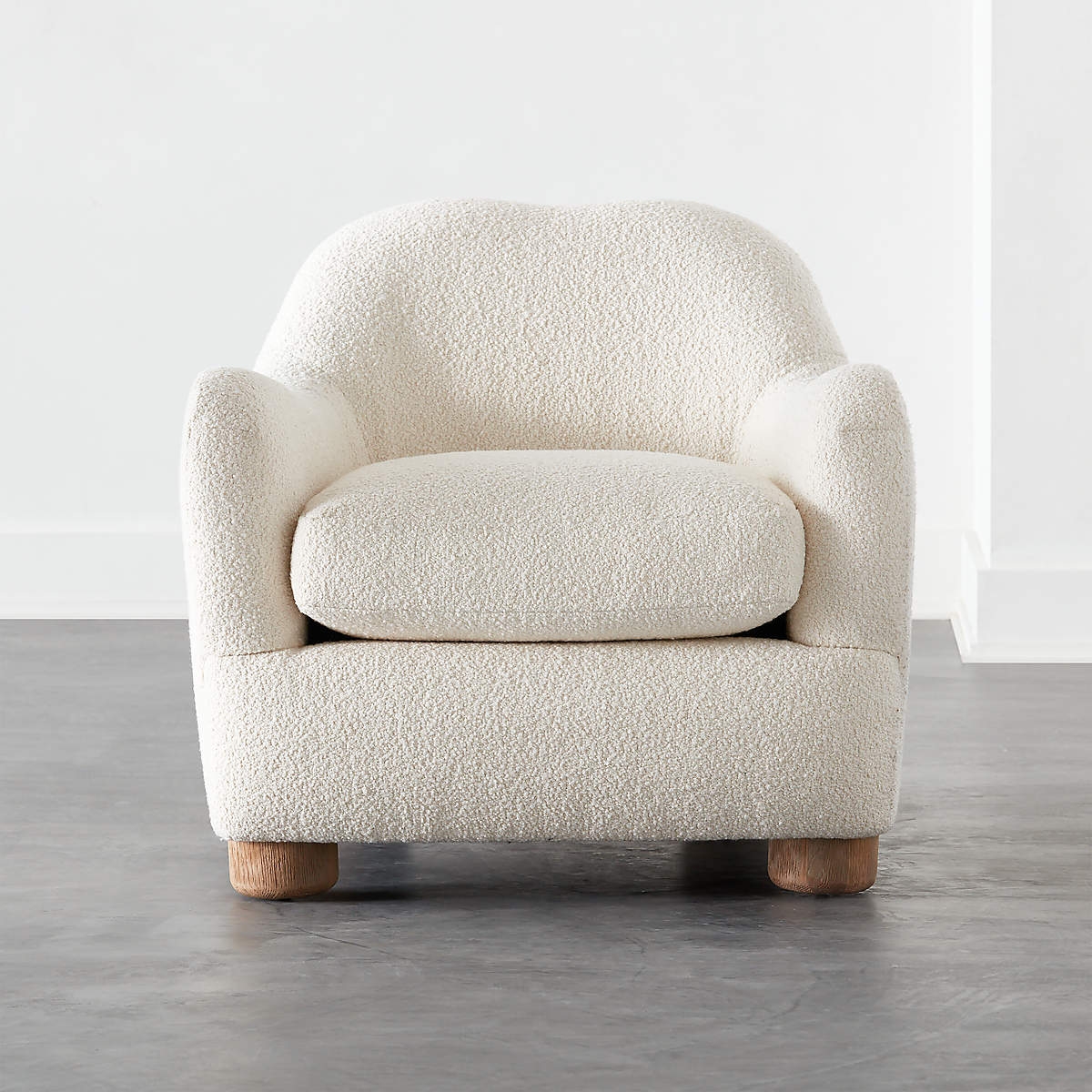 Bacio Lounge Chair, Cream - Image 1