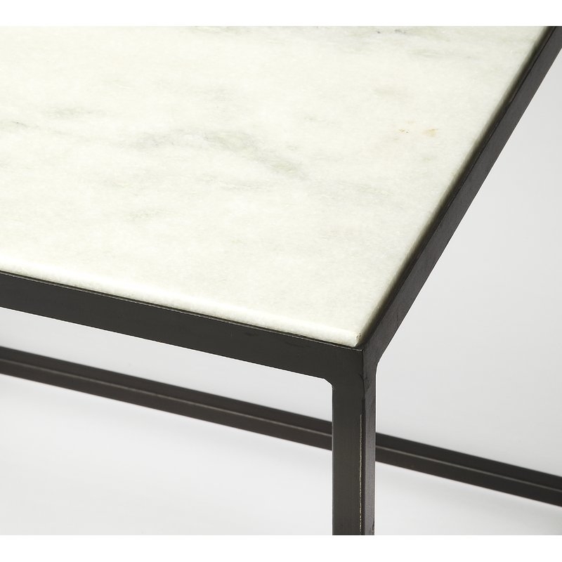 Gettys Marble/Metal Coffee Table - Image 1