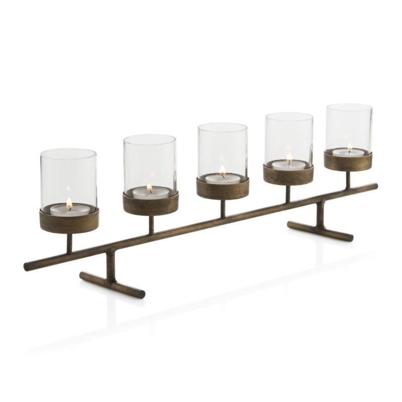 Asta Brass Tea Light Centerpiece - Image 4