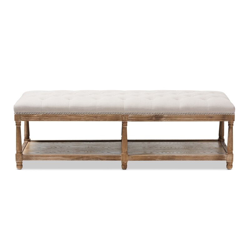 Bem French Country Upholstered Storage Bench - Image 3