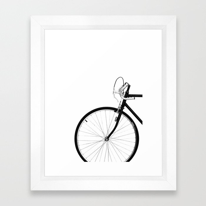 Bicycle, Bike Framed Art Print, vector white frame, - Image 0