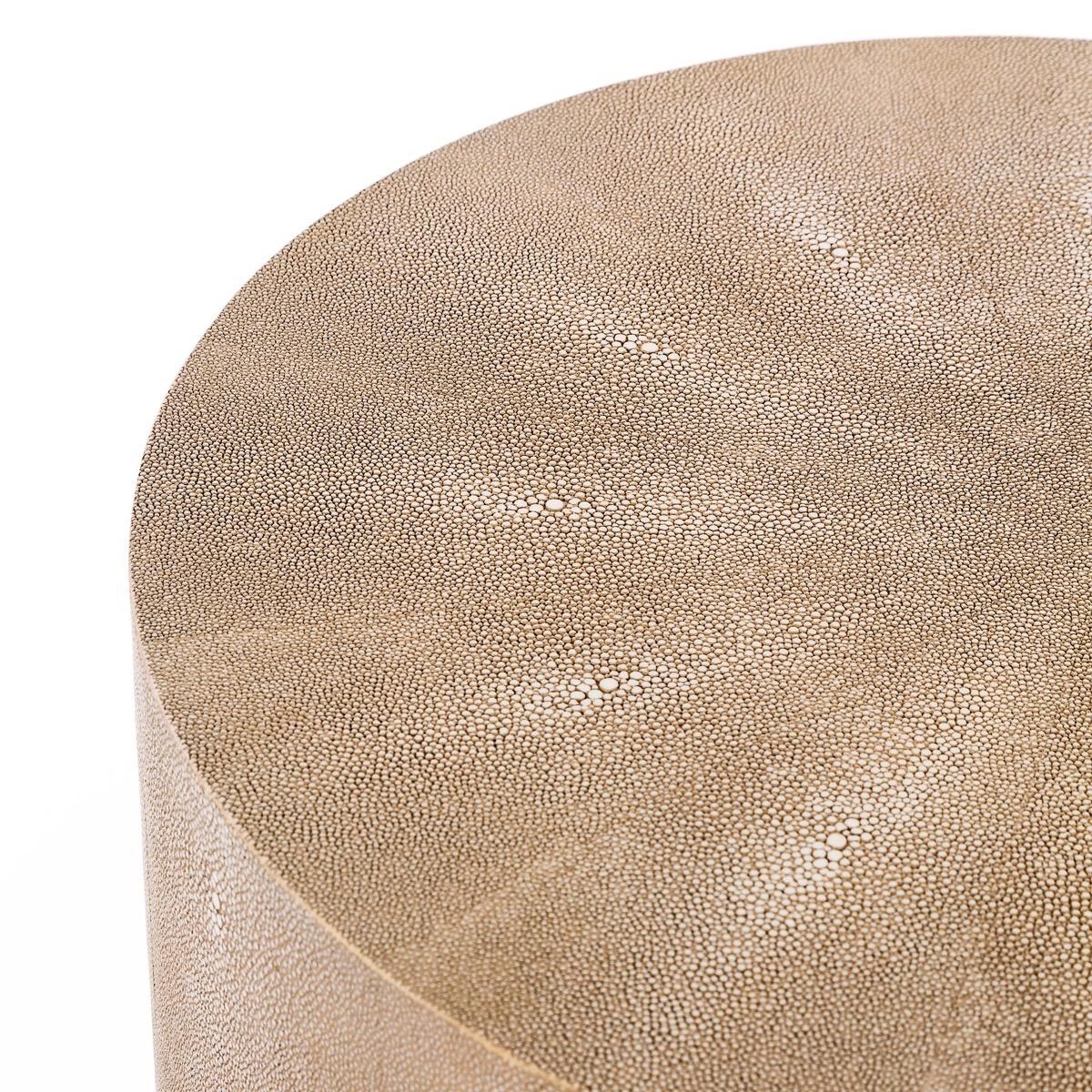 Diesel Faux Shagreen End Table - Natural - Safavieh - Image 3