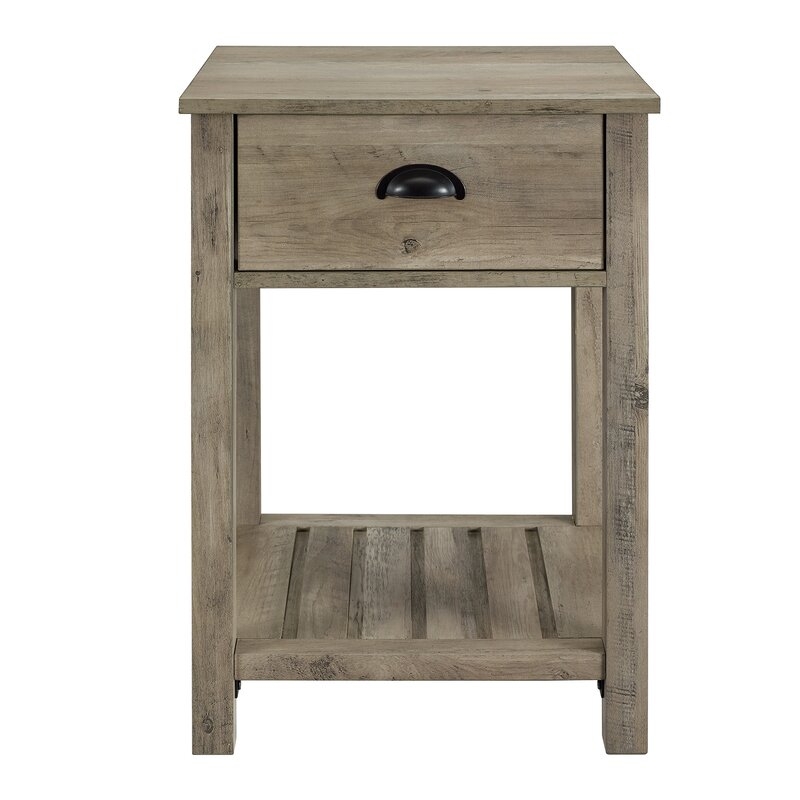 Kasey 1 Drawer End Table with Storage - Image 3