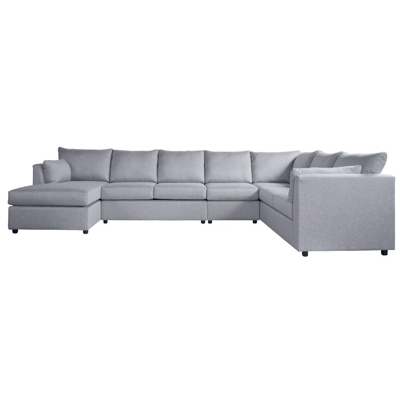 Oona Sectional, Robin Eggshell- right hand facing - Image 0