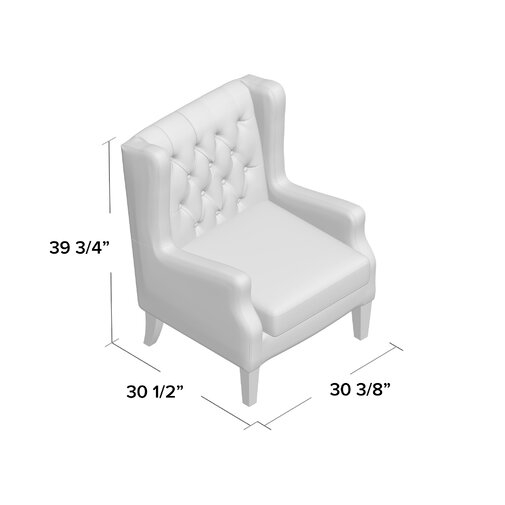 Allis Wingback Chair - Image 5