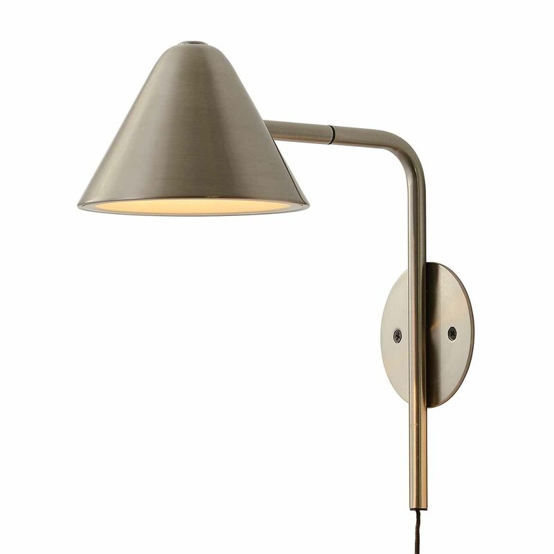 1 - Light Plug-In Brushed Brass Spotlight - Image 0