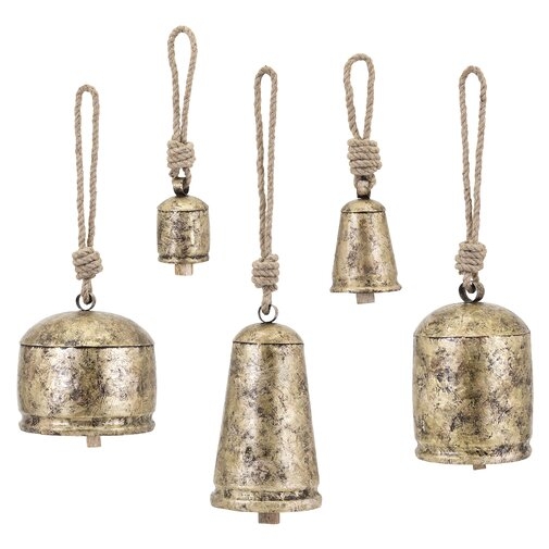 Lobdell 5 Piece Temple Bells Chime Set - Image 3