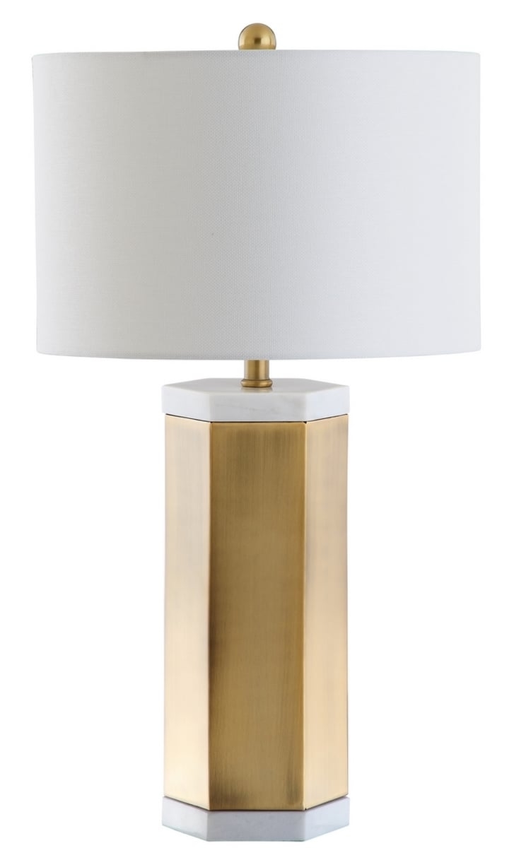 Alya Table Lamp - White/Brass Gold - Arlo Home - Image 0