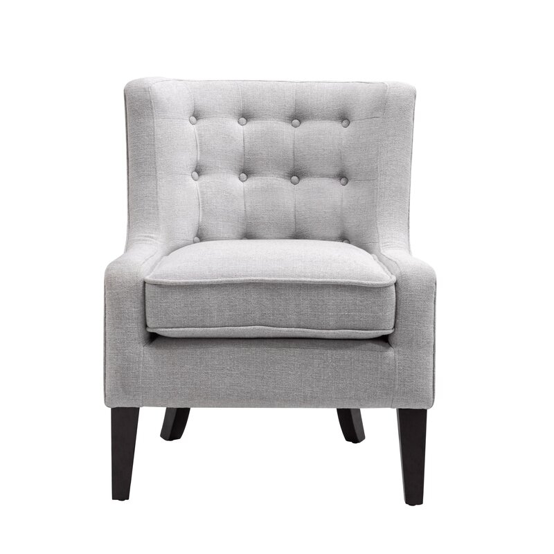 Iliana 26.75" Wide Tufted Polyester Side Chair - Image 0
