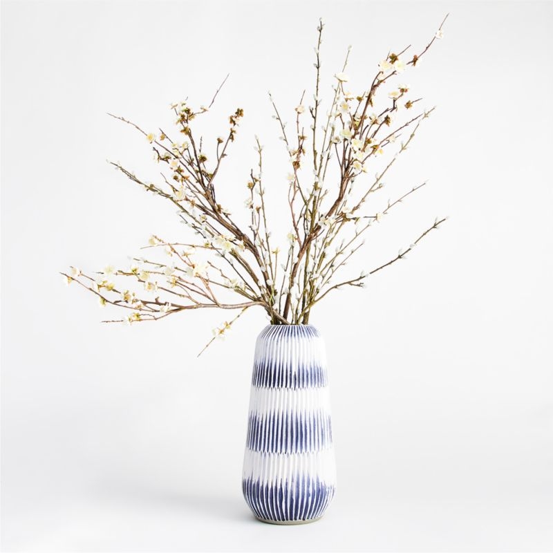 Piega Large Blue and White Vase - Image 5