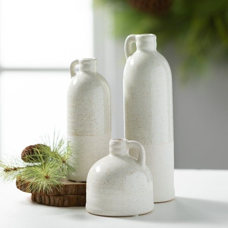 3 Piece Cabell Ceramic Decorative Bottle Set - Image 1