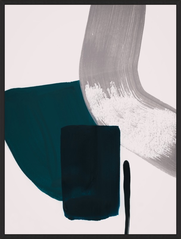 minimalist painting 02 - 11'' x 14'' - no matte - Image 0