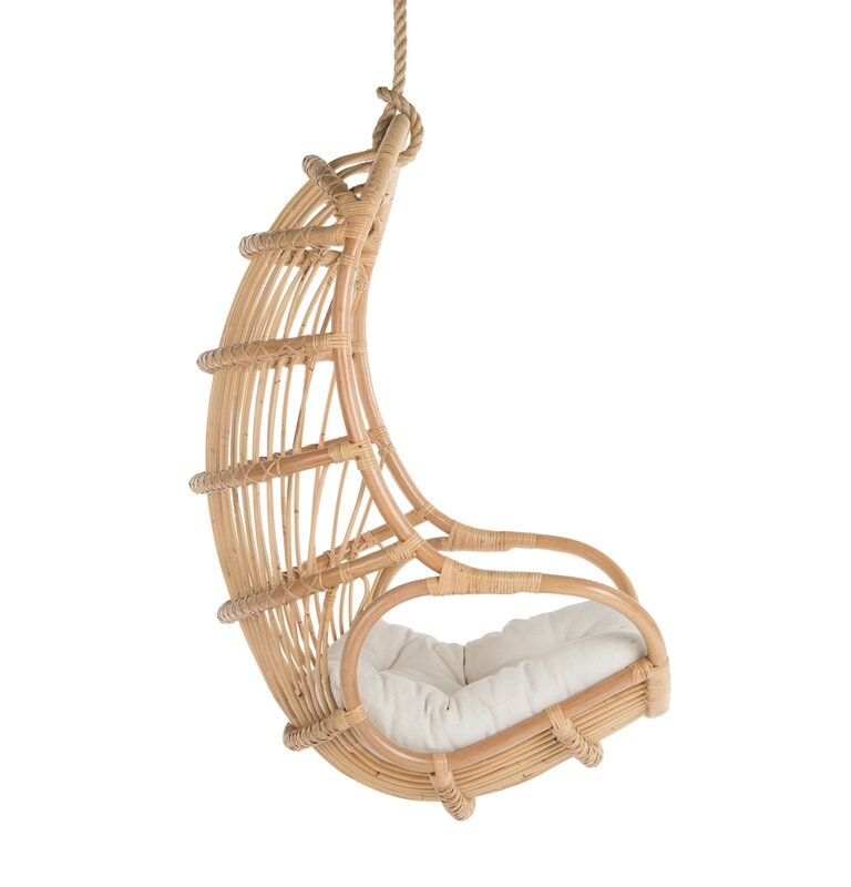 Briaroaks Hanging Rattan Swing Chair - Image 1
