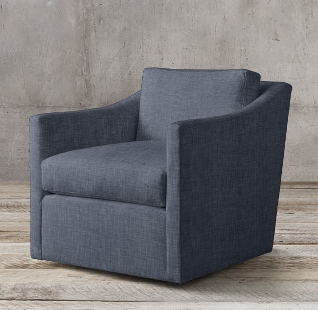 OLIVER SLOPE ARM SWIVEL CHAIR - Image 0