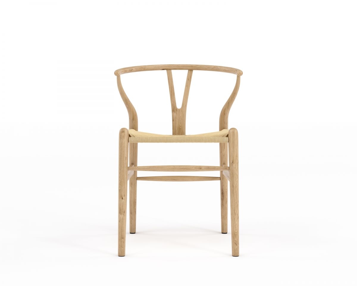 Wishbone Chair - Natural Natural Seat Cord - Image 0