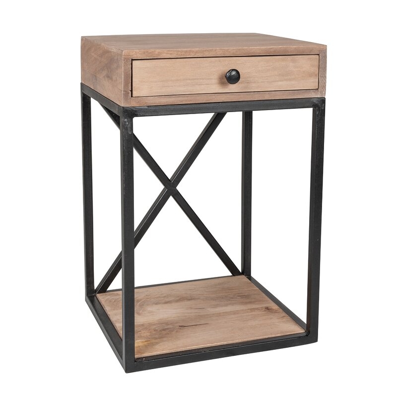 Christie Floor Shelf End Table with Storage - Image 3