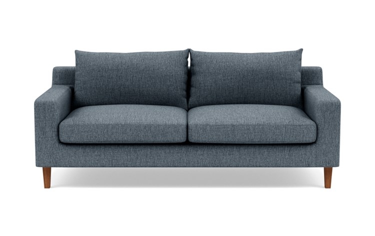 Sloan Sofa in Rain Fabric with Oiled Walnut Leg- 75" - Image 0