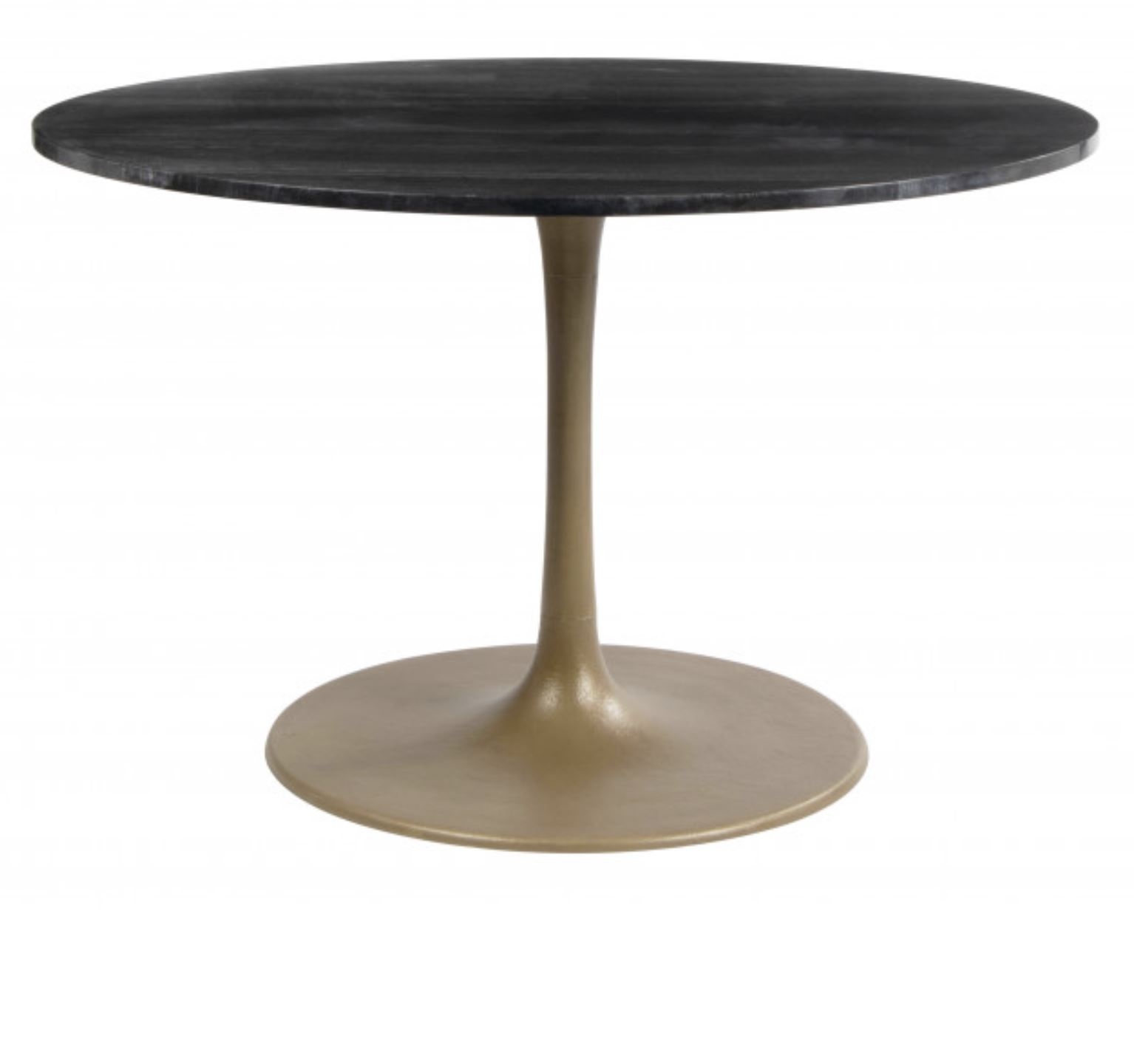 Saber Dining Table, Black & Gold - Image 0