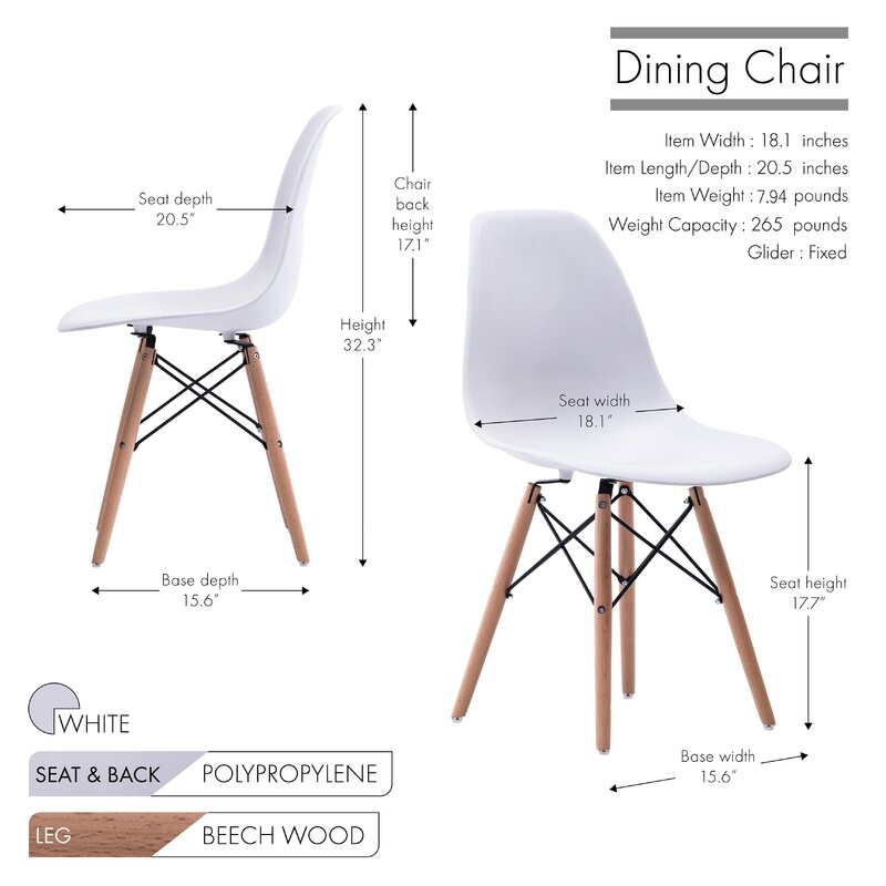 Litteral Dining Chair Set of 2 - Image 2
