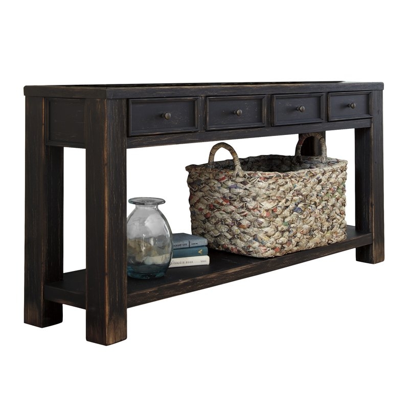 Janousek 64" Solid Wood Console Table - Image 1