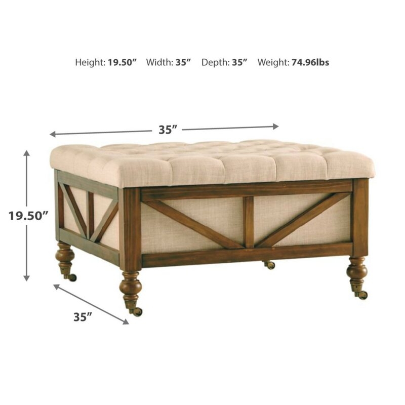 Hayford Tufted Storage Ottoman - Image 2