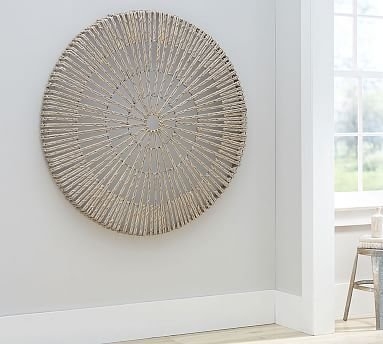 Handwoven Willow Wheel Wall Art - 48" - Image 5