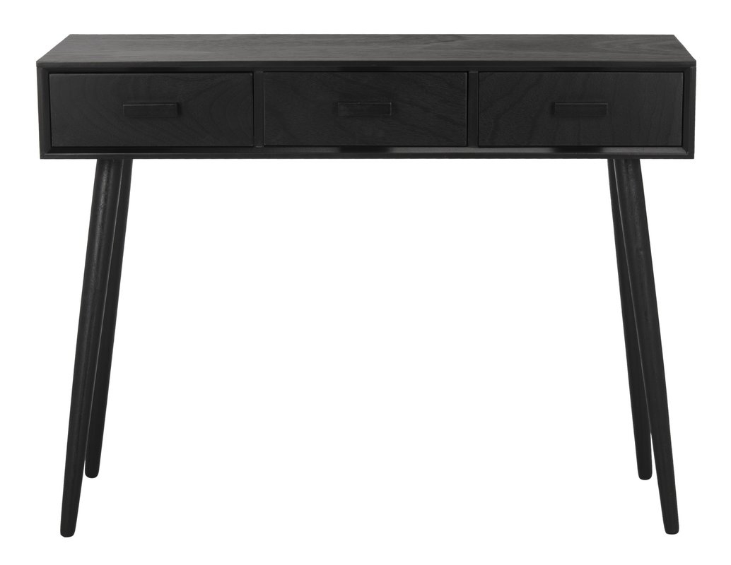 BEEM 3 DRAWER CONSOLE TABLE -black - Image 0