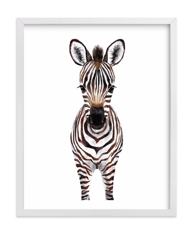 Baby Zebra 2 Art Print - Image 0