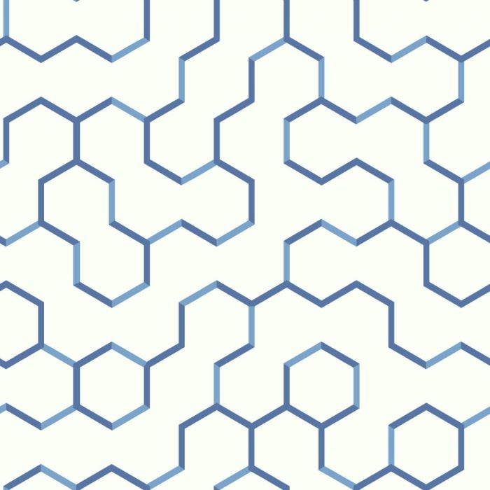 Open Geometric Peel and Stick Wallpaper - Image 0