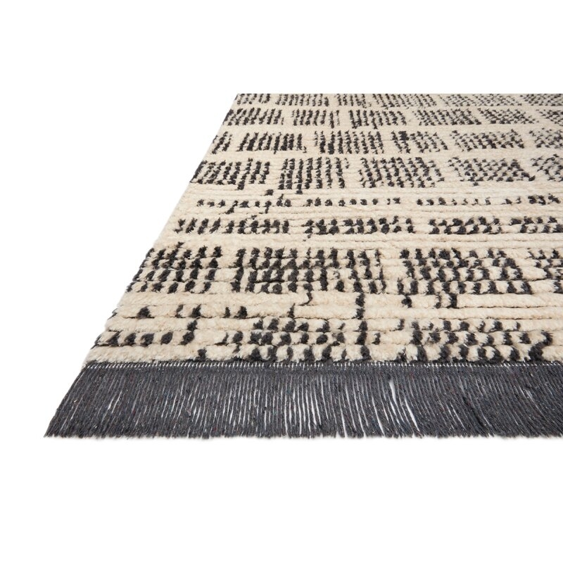 Alice Abstract Cream/Charcoal Area Rug - Image 2
