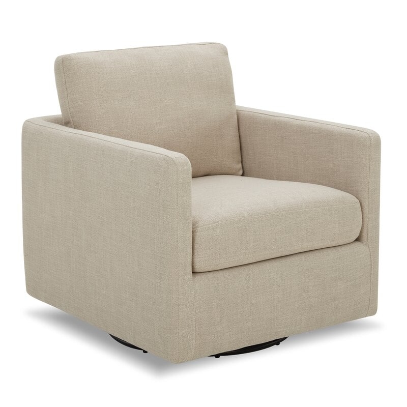 Jayaram Upholstered Swivel Armchair - Image 0