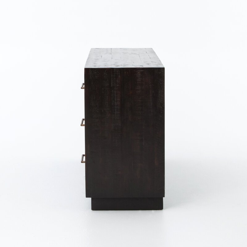 Suki 6 Drawer 60" W Solid Wood Double Dresser - Image 5