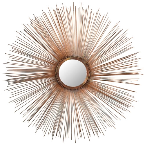 Sunburst Mirror - Burnt Copper - Arlo Home - Image 0