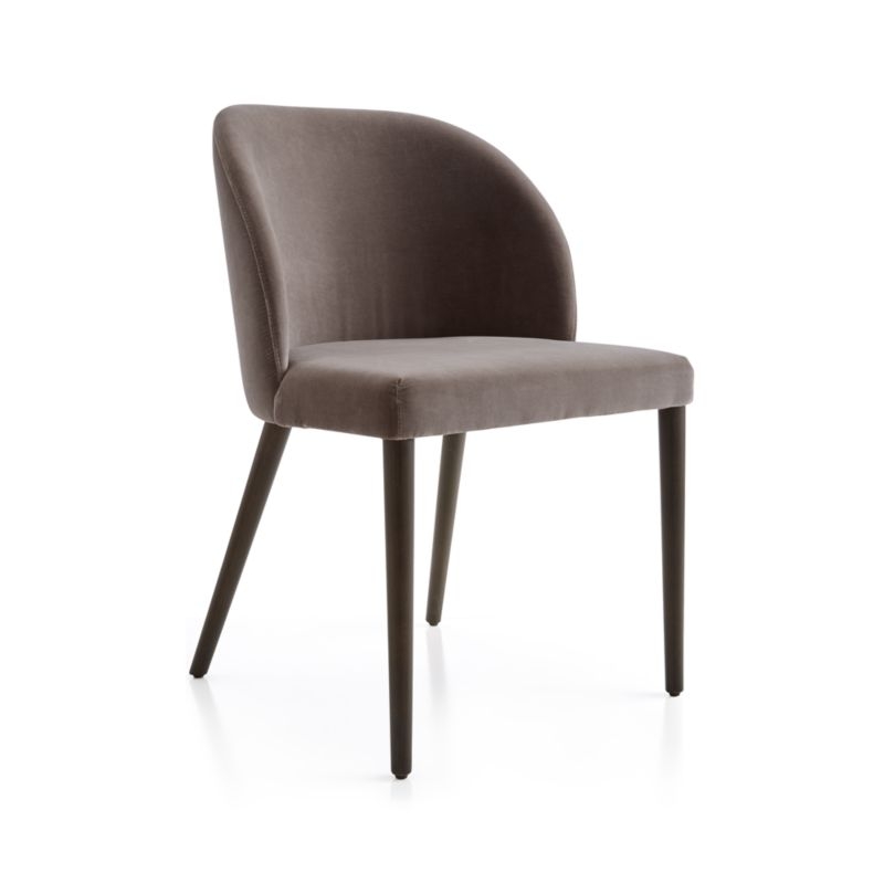 Camille Taupe Italian Dining Chair - Image 2