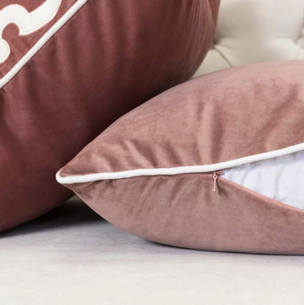Norris Plush Velvet Pillow Cover - Image 1