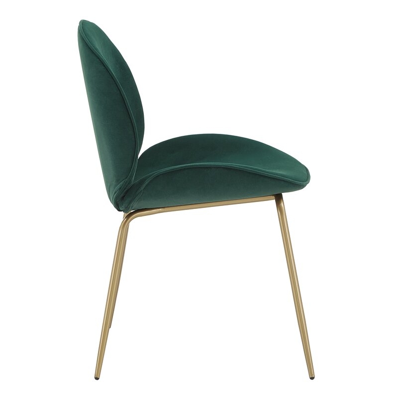 Guillemette Velvet Upholstered Side Chair (Set of 2) - Image 2