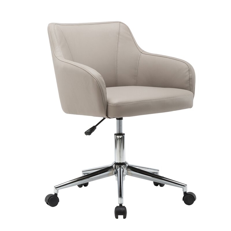 Vance Comfy and Classy Home Office Mid-Back Desk Chair - Image 0