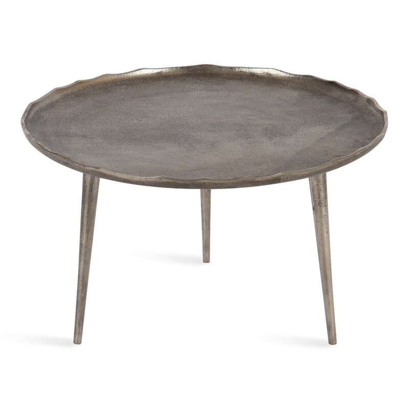 Everly Quinn Alessia Round Coffee Table 25X25x15 - Image 1