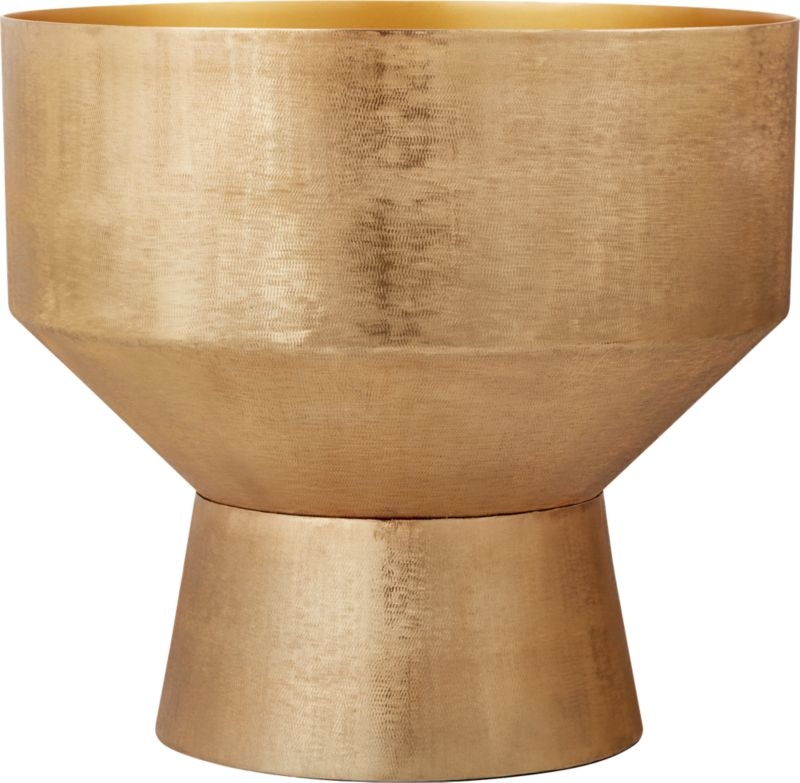 Bast Brass Floor Planter Small - NO LONGER AVAILABLE - Image 7
