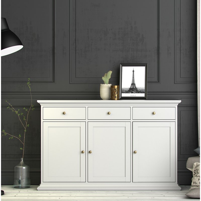 Laux 56.57" Wide 3 Drawer Sideboard - Image 1