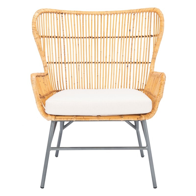 Hemmer Rattan Accent Chair W/ Cushion - Image 1