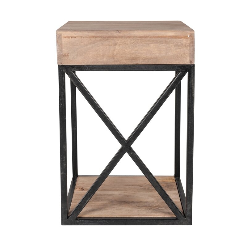 Christie Floor Shelf End Table with Storage - Image 5