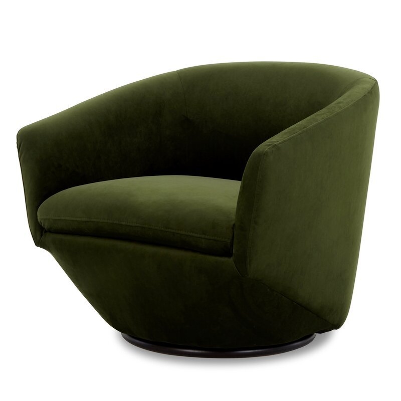 Nirupa 31'' Wide Swivel Club Chair - Image 0