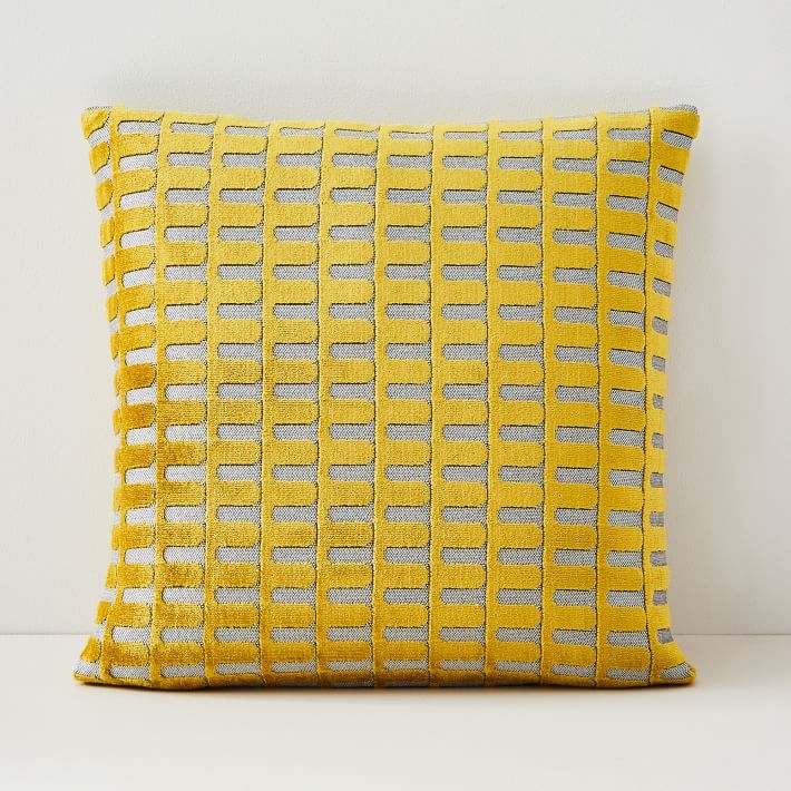 Cut Velvet Archways Pillow Covers - Image 0