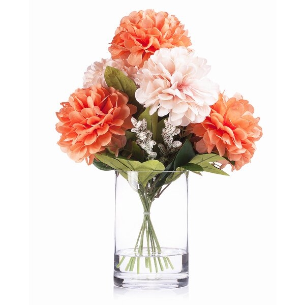 Dahlia Floral Arrangements in Vase - Image 0