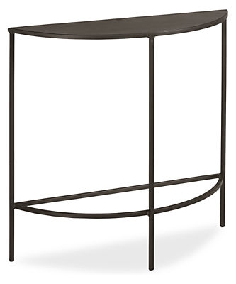 Slim Console Tables in Natural Steel - Image 0